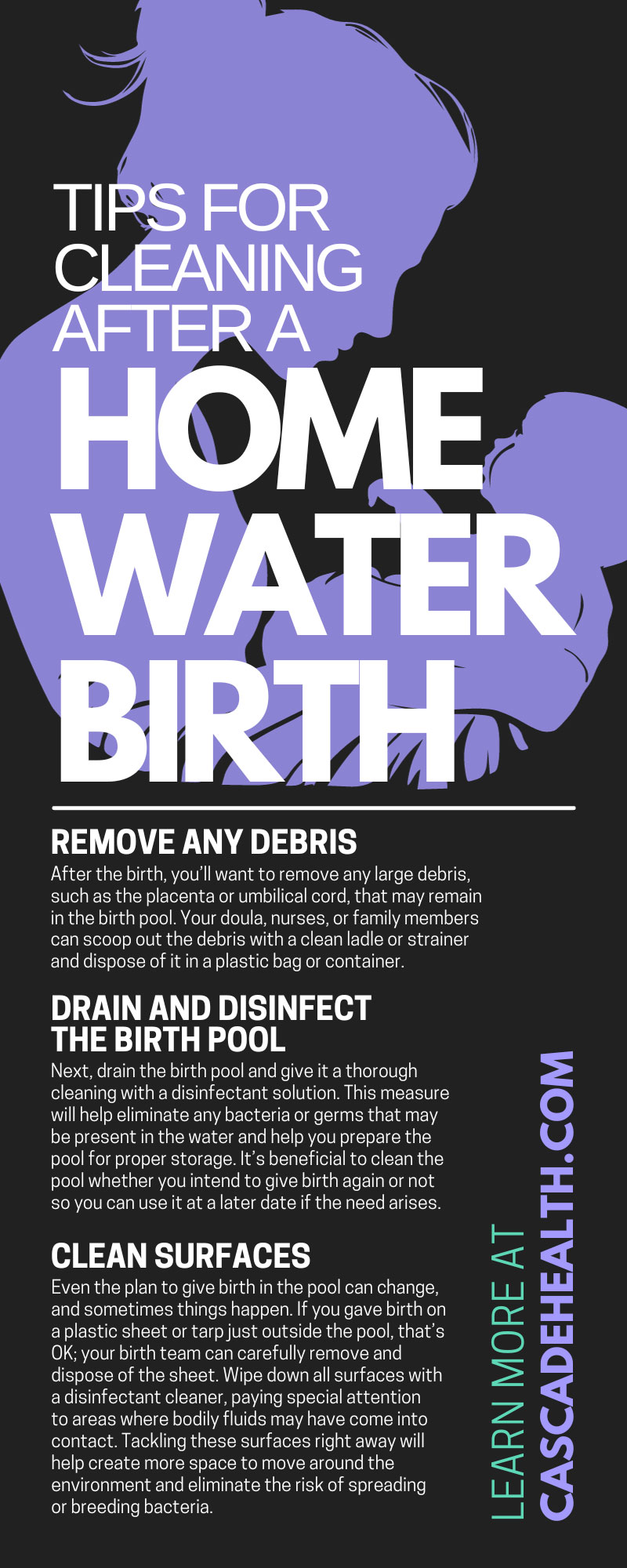Tips for Cleaning After a Home Water Birth